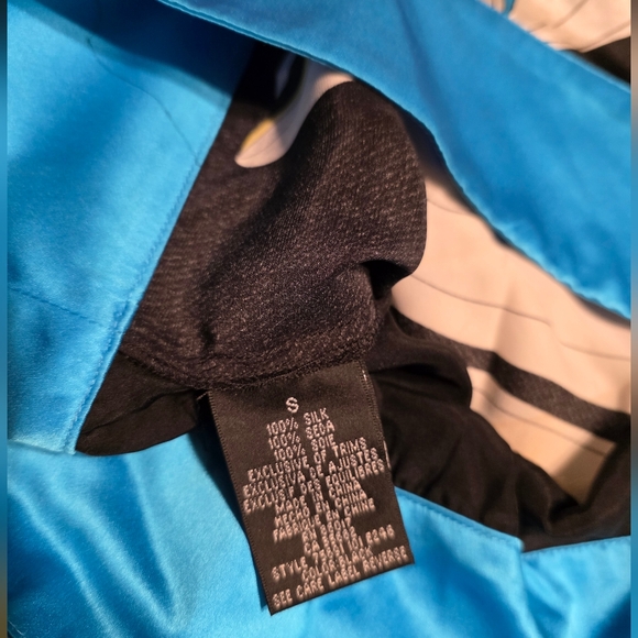 Nwt Vintage Bebe 100% Silk With Beads Dress Size S - Picture 7 of 7